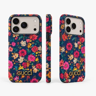 iPhone 18 Pro Max Gucci Style Case - Purple