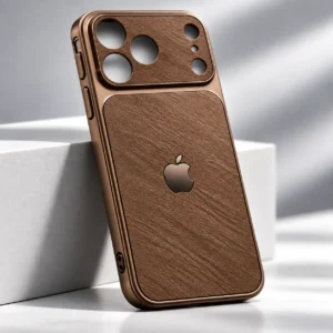 iPhone 17 Pro Max Luxury Leather Case - Brown