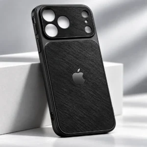 iPhone 17 Pro Max Luxury Leather Case - Black